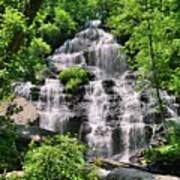 Issaqueena Falls South Carolina Summertime Vertical Art Print