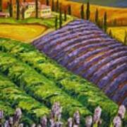 Italian Lavender Evening Art Print