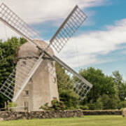 Jamestown Windmill, Jamestown, Rhode Island Art Print