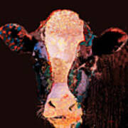 Jemima The Cow Art Print