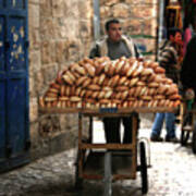 Jerusalem Bread Man Art Print