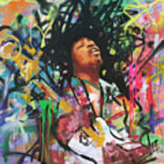 Jimi Hendrix Iii Art Print