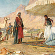 John Frederick Lewis Mount Sinai 1842 Art Print