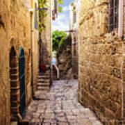 Joppa Israel Passageway Art Print