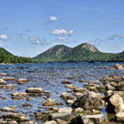 Jordan Pond In Acadia National Park Art Print