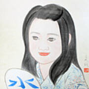 Jozen Mizu No Gotoshi Art Print