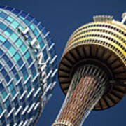 Jp Morgan Building And Sydney Tower Art Print