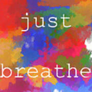 Breathe in Beige Poster