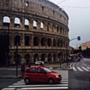 Just Casually Passing The Colosseum Art Print
