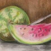 Just Watermelon Art Print