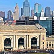 Kansas City Behind Union Station Art Print