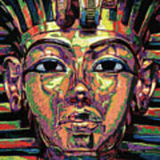 King Tutankhamun Death Mask Art Print