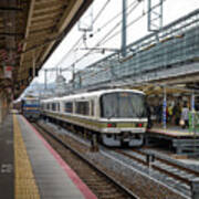 Kyoto To Osaka Train Station, Japan Art Print