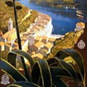La Riviera Italienne, Travel Poster For Enit, Ca. 1920 Art Print