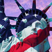 Lady Liberty Patriot Art Print