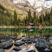 Lake O'hara Lodge Art Print