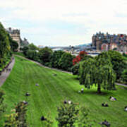 Landscape Edinburgh Art Print