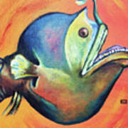 Lantern Fish Art Print