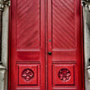 Large Red Doors Art Print