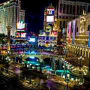 Las Vegas Lights Art Print