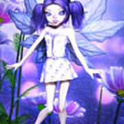 Lavender Fairy Art Print