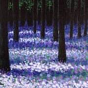 Lavender Woodland Art Print