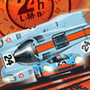 Le Mans 24h Art Print