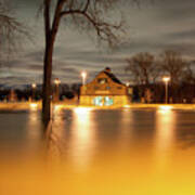 Lewis And Clark Boathouse Art Print