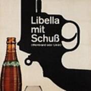 Libella Mit Schub - Drinks, Revolver - Vintage Alcohol Poster Art Print