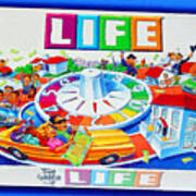 Life Game Of Life Board Game Painting Art Print