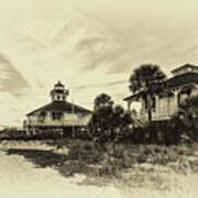 Lighthouse Boca Grande Art Print