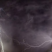 Lightning Over Perris Art Print