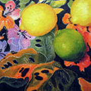 Lime And Lemons Art Print