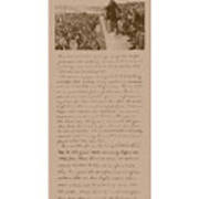 Lincoln And The Gettysburg Address Art Print