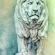 Lion For Eternity Art Print