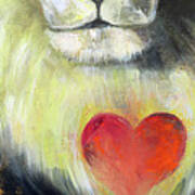 Lion Heart Art Print