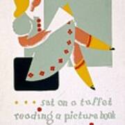 Little Miss Muffet - 1940 - Vintage Advertising Poster Art Print