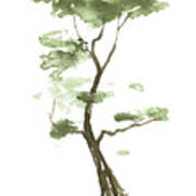 Little Zen Tree 204 Art Print