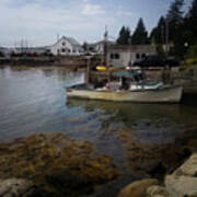 Lobster Boat At Stonington, Main Art Print