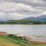 Loch Hourn And The Isle Of Skye Art Print