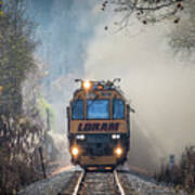 Loram Rail Grinder 316 At Richland Ky Art Print