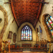Loughborough Church - Altar Vertorama Art Print