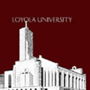 Loyola University Version 1 Art Print