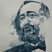 Luciano Pavarotti Art Print