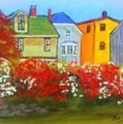 Lunenburg Roses Art Print