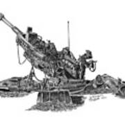 M777a1 Howitzer Art Print