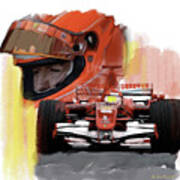 Macher  Michael Schumacher Art Print