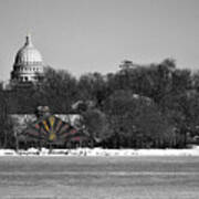 Madison Capitol And Zoo 3 Art Print