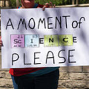 Madison Science March Sign 5 Art Print
