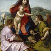 Madonna Della Scala. Virgin Of The Stairs Art Print